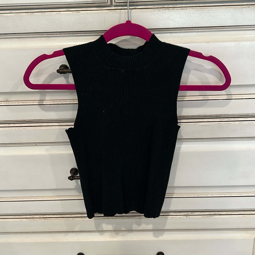 Brandy Melville Black Crop Top